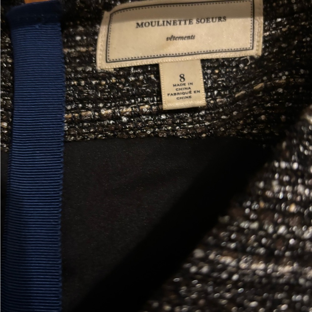 Black light tweed dress